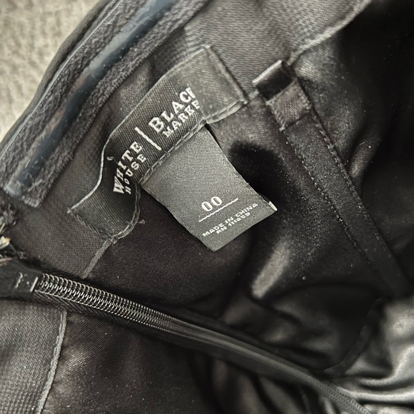 WHBM Strapless, Ruched & Layered, Black Cocktail Dress - Picture 4 of 7